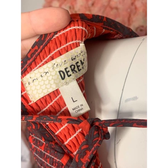 I'm In Love with Derek Red Large Dress - Picture 4 of 5